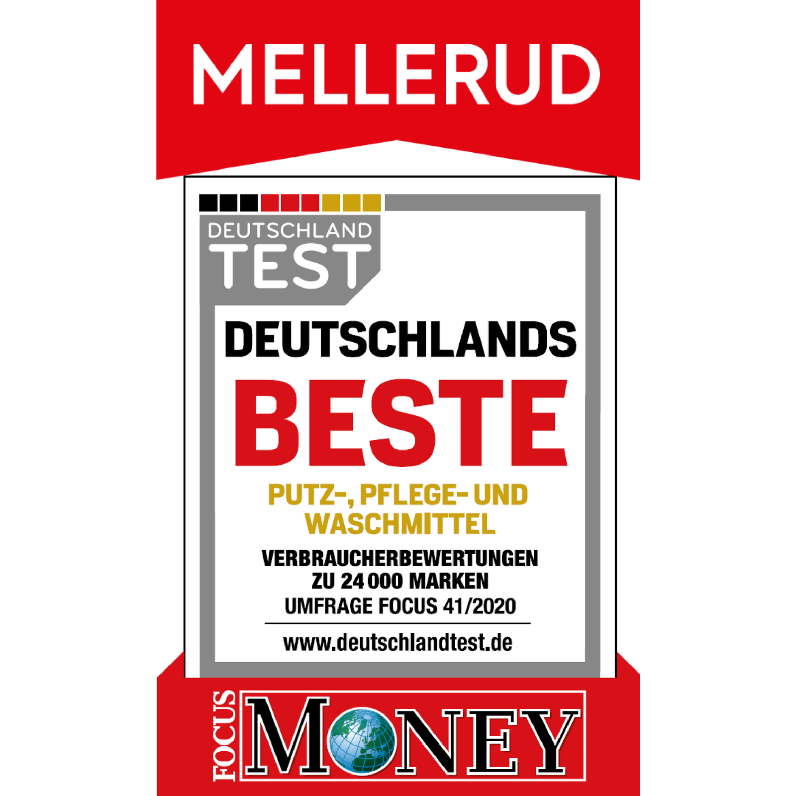"Germany’s Best Brand Award" -palkinnon voittaja MELLERUD