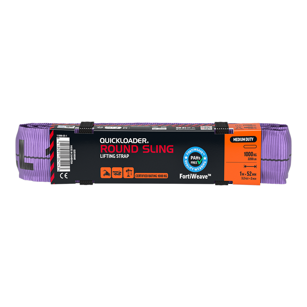 QUICKLOADER Round Sling Lifting Strap QLRS1000MD 