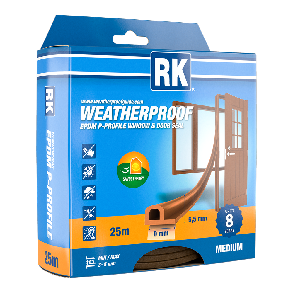 Fenster- und Türdichtung EPDM, P-Profil