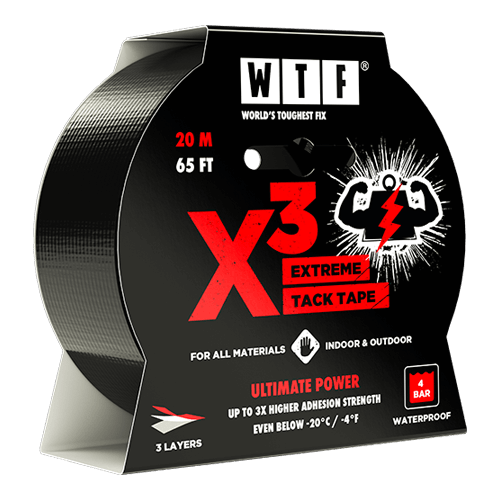 WTF Extreme Tape black duct tape 20 m